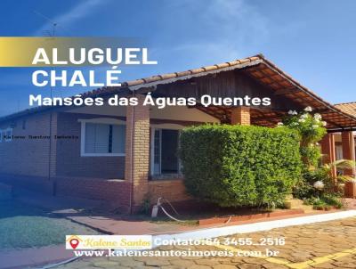 Casa para Locação, em Caldas Novas, bairro Mansões das águas Quentes, 4 dormitórios, 1 banheiro, 1 suíte, 1 vaga